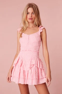 Women LoveShackFancy Marsinia Cotton Smocked Dress