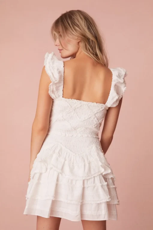 Women LoveShackFancy Marsinia Cotton Smocked Dress