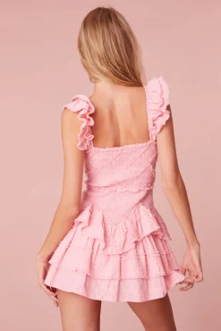 Women LoveShackFancy Marsinia Cotton Smocked Dress