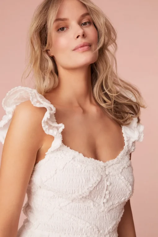 Women LoveShackFancy Marsinia Cotton Smocked Dress