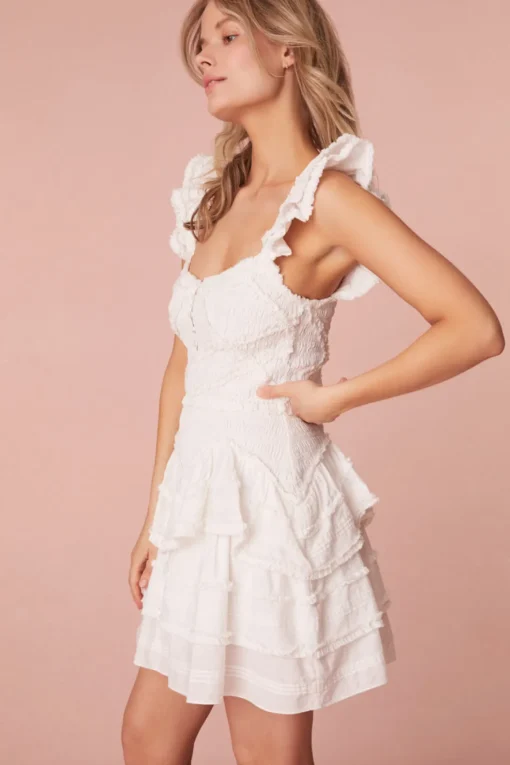 Women LoveShackFancy Marsinia Cotton Smocked Dress