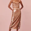 Women LoveShackFancy Miller Sequin Skirt
