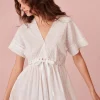 Women LoveShackFancy Mini Iona Cotton Nightgown