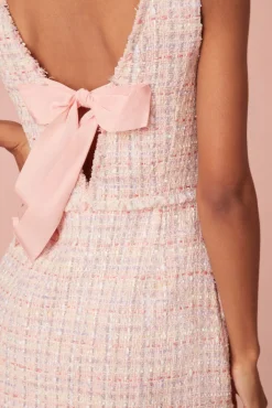 Women LoveShackFancy Moda Tweed Mini Dress