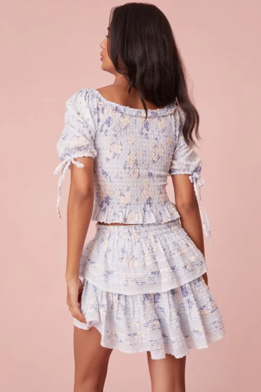 Women LoveShackFancy Molly Puff Sleeve Top