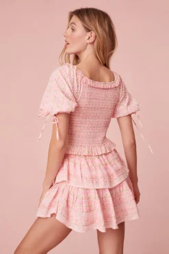 Women LoveShackFancy Molly Puff Sleeve Top