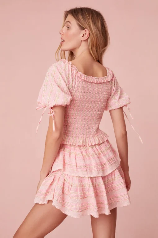 Women LoveShackFancy Molly Puff Sleeve Top