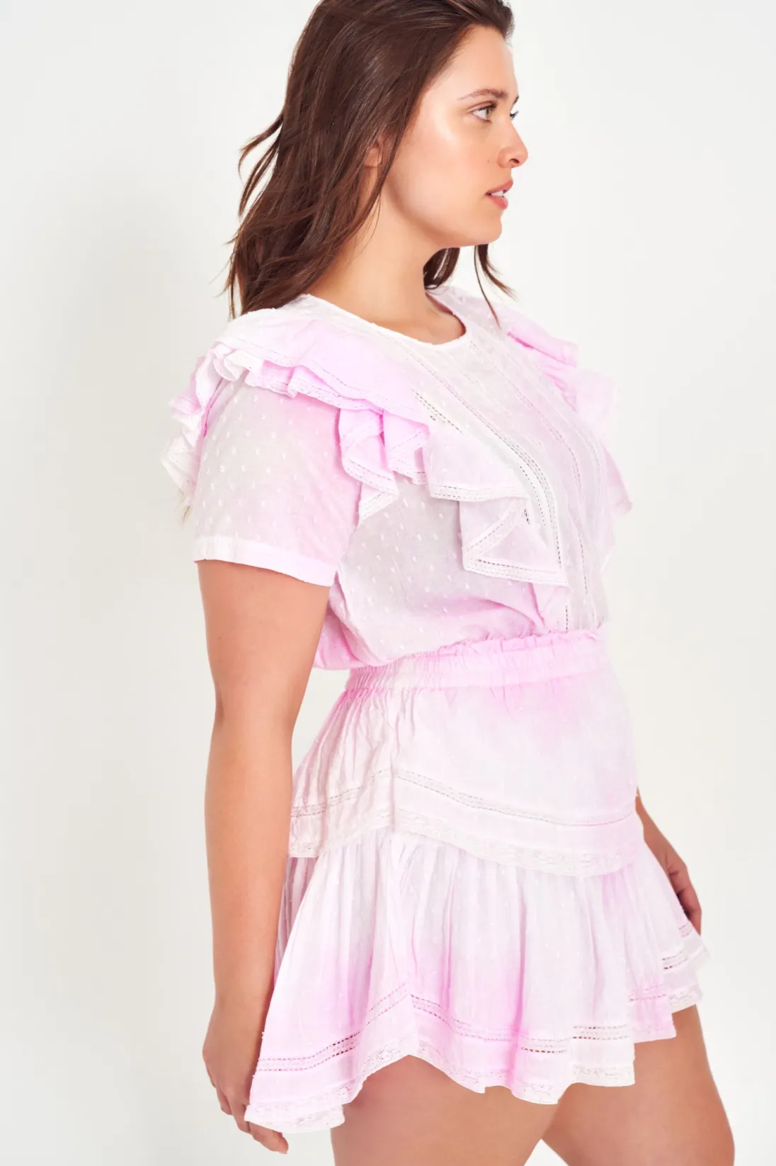 LoveShackFancy Natasha Heritage Mini Dress