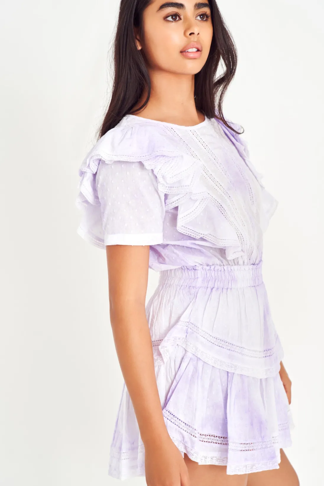 LoveShackFancy Natasha Heritage Mini Dress