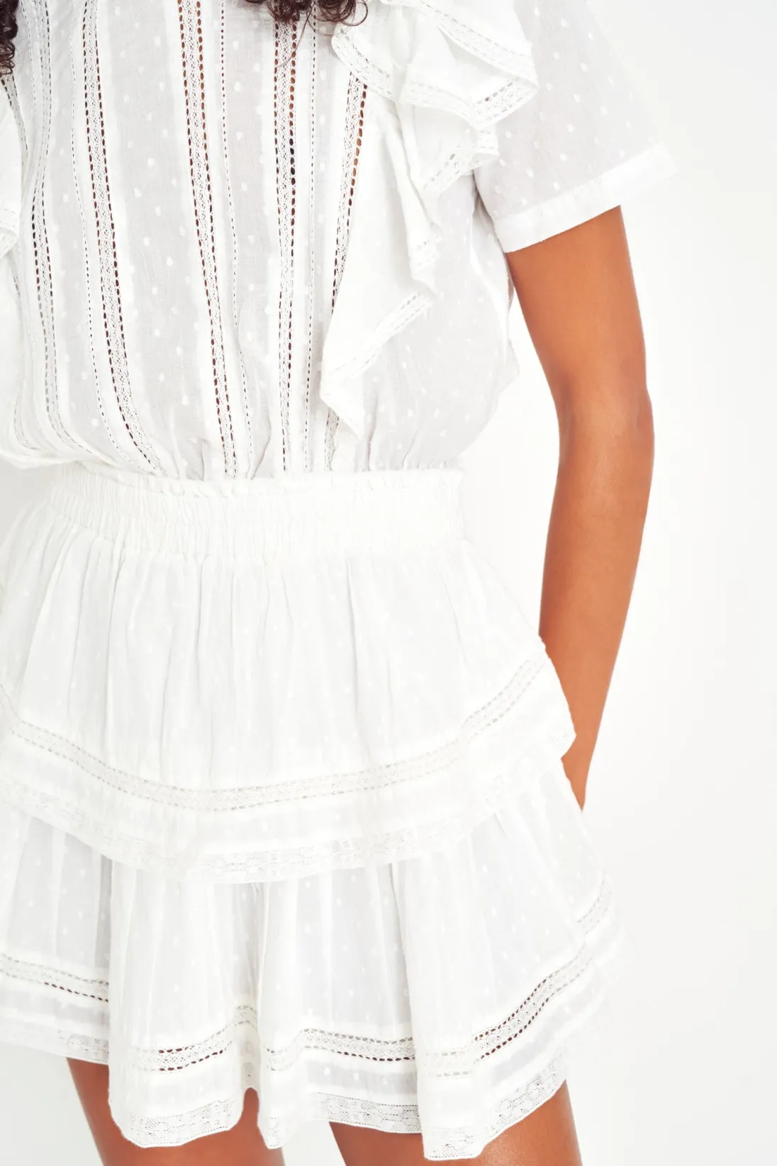 LoveShackFancy Natasha Heritage Mini Dress