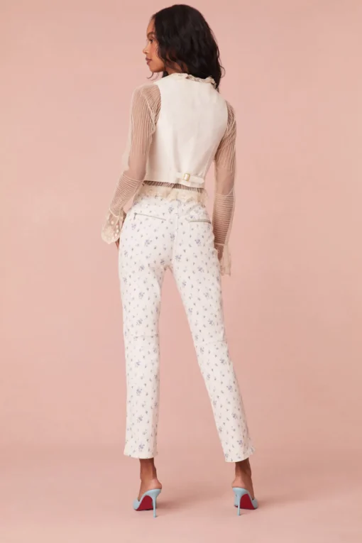 Women LoveShackFancy Noyer Printed Jeans
