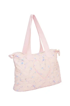 LoveShackFancy Oran Quilted Weekender Tote