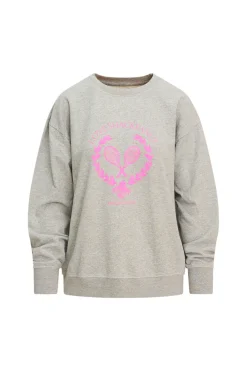 Women LoveShackFancy Palo Racquet Club Fleece Pullover