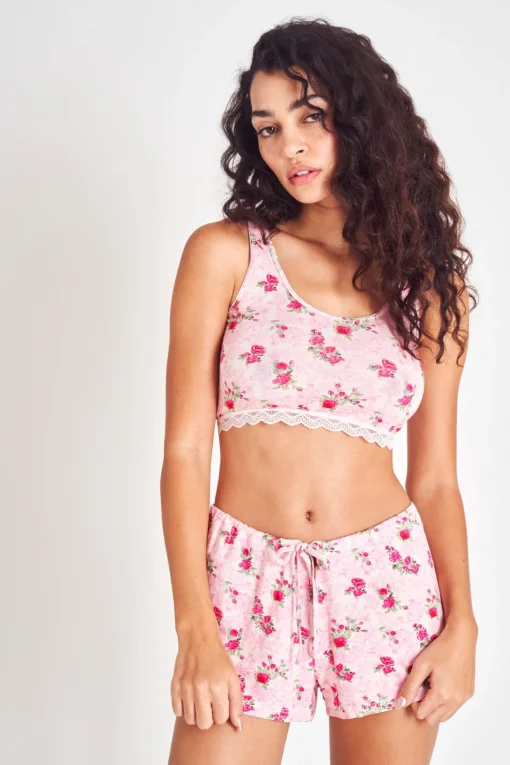 LoveShackFancy Bralette And Short Set