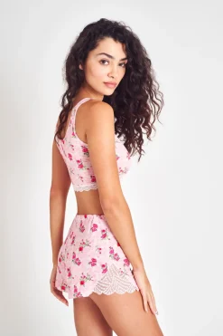 LoveShackFancy Bralette And Short Set
