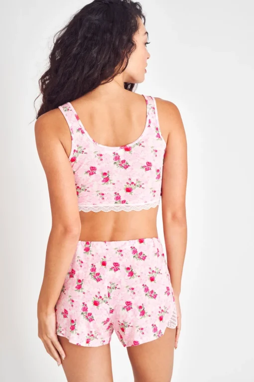 LoveShackFancy Bralette And Short Set