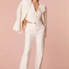 Women LoveShackFancy Poppet Straight Leg Tailored Pants