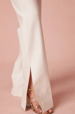 Women LoveShackFancy Poppet Straight Leg Tailored Pants