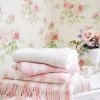 LoveShackFancy Queen Plaid Throw Blanket
