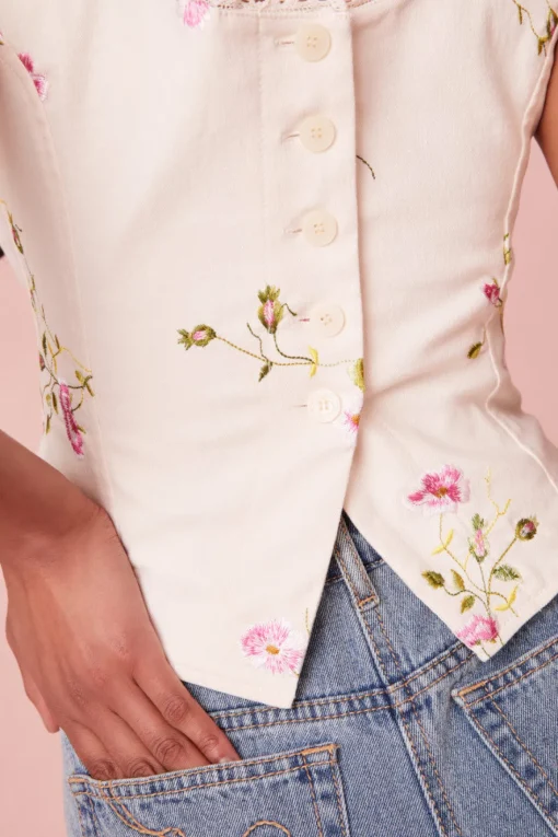 Women LoveShackFancy Rhapsody Floral Bustier