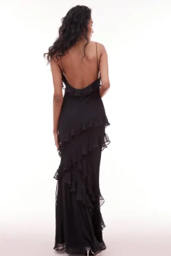 Women LoveShackFancy Rialto Silk Maxi Dress