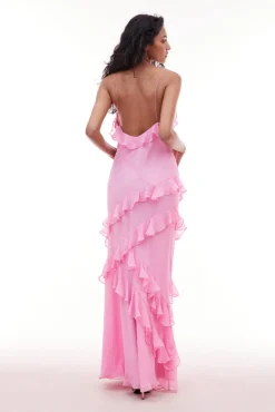 Women LoveShackFancy Rialto Silk Maxi Dress