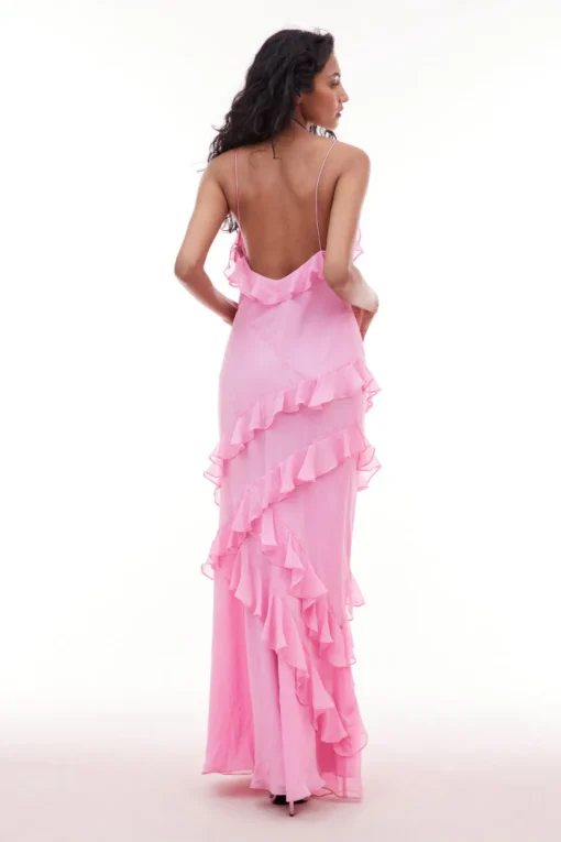 Women LoveShackFancy Rialto Silk Maxi Dress