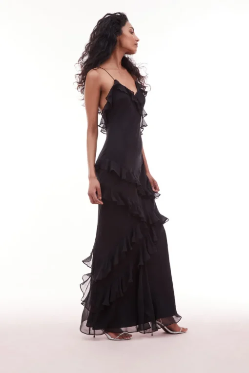 Women LoveShackFancy Rialto Silk Maxi Dress