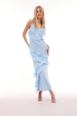 Women LoveShackFancy Rialto Silk Maxi Dress