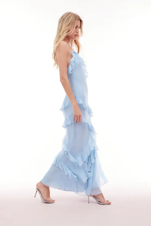 Women LoveShackFancy Rialto Silk Maxi Dress