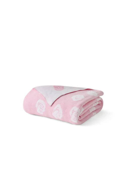 LoveShackFancy Rose Jacquard Blanket
