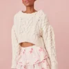 Women LoveShackFancy Ruffle Mini Blossom Skirt