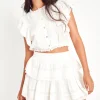 Women LoveShackFancy Ruffle Mini Heritage Skirt