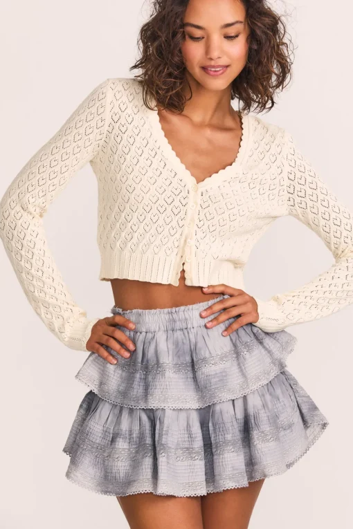 LoveShackFancy Ruffle Mini Skirt
