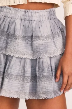 LoveShackFancy Ruffle Mini Skirt