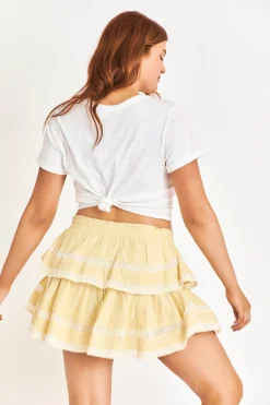 LoveShackFancy Ruffle Mini Skirt