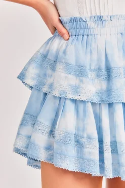 LoveShackFancy Ruffle Mini Skirt