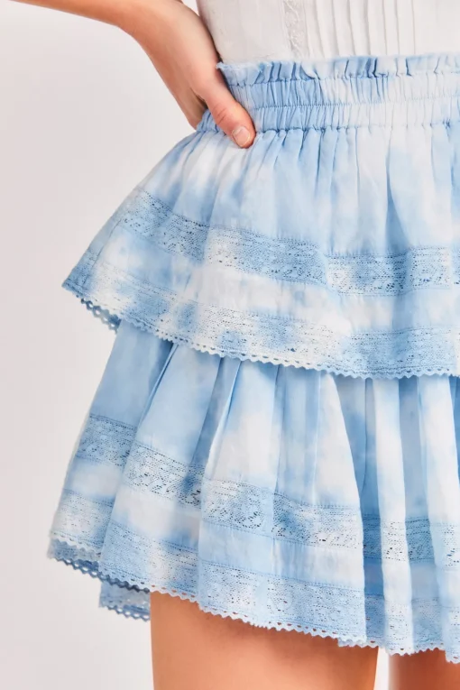 LoveShackFancy Ruffle Mini Skirt
