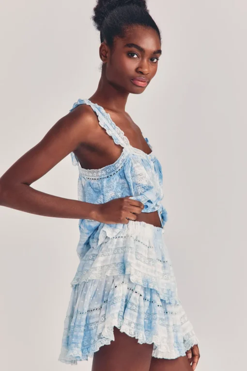 LoveShackFancy Ruffle Mini Skirt