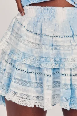 LoveShackFancy Ruffle Mini Skirt