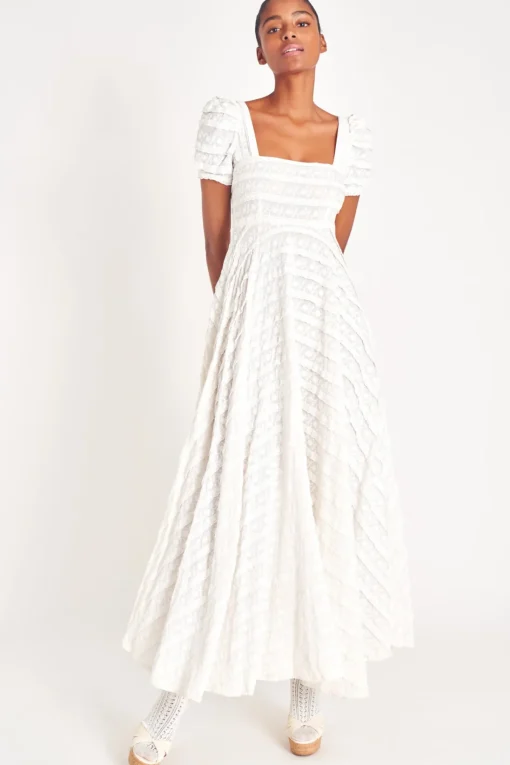 Women LoveShackFancy Ryan Catalina Lace Maxi Dress
