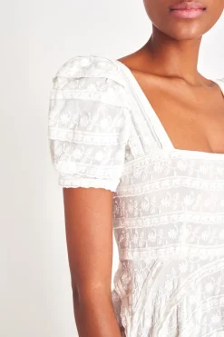 Women LoveShackFancy Ryan Catalina Lace Maxi Dress