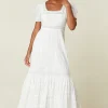 Women LoveShackFancy Ryan Victorian Maxi Dress