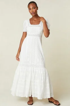 Women LoveShackFancy Ryan Victorian Maxi Dress