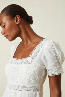 Women LoveShackFancy Ryan Victorian Maxi Dress
