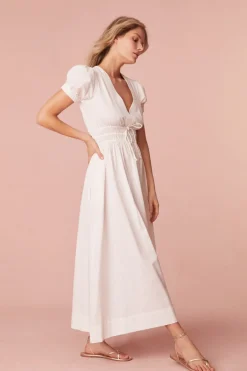Women LoveShackFancy Sabela Cotton Midi Dress