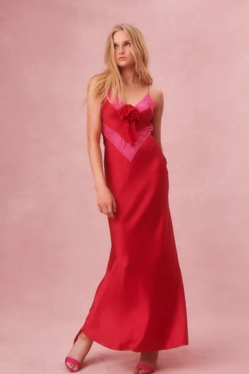 Women LoveShackFancy Serita Slip Dress