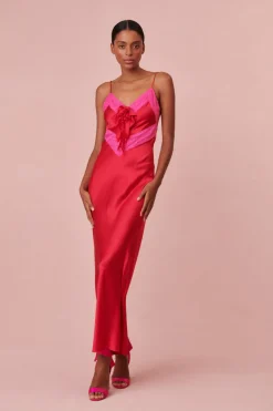 Women LoveShackFancy Serita Slip Dress