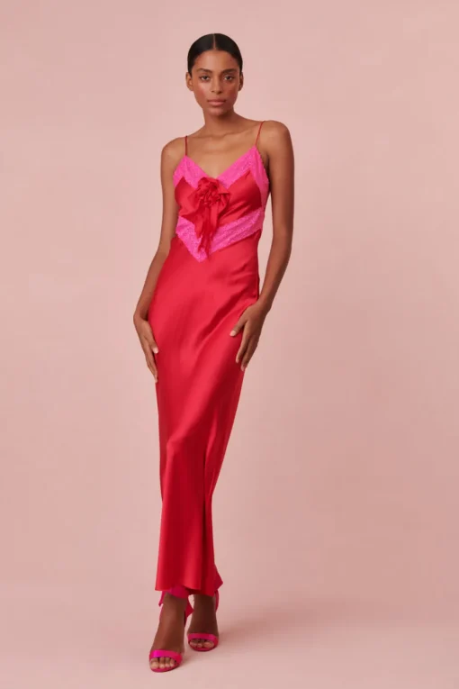 Women LoveShackFancy Serita Slip Dress
