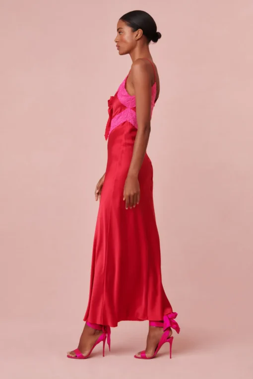 Women LoveShackFancy Serita Slip Dress